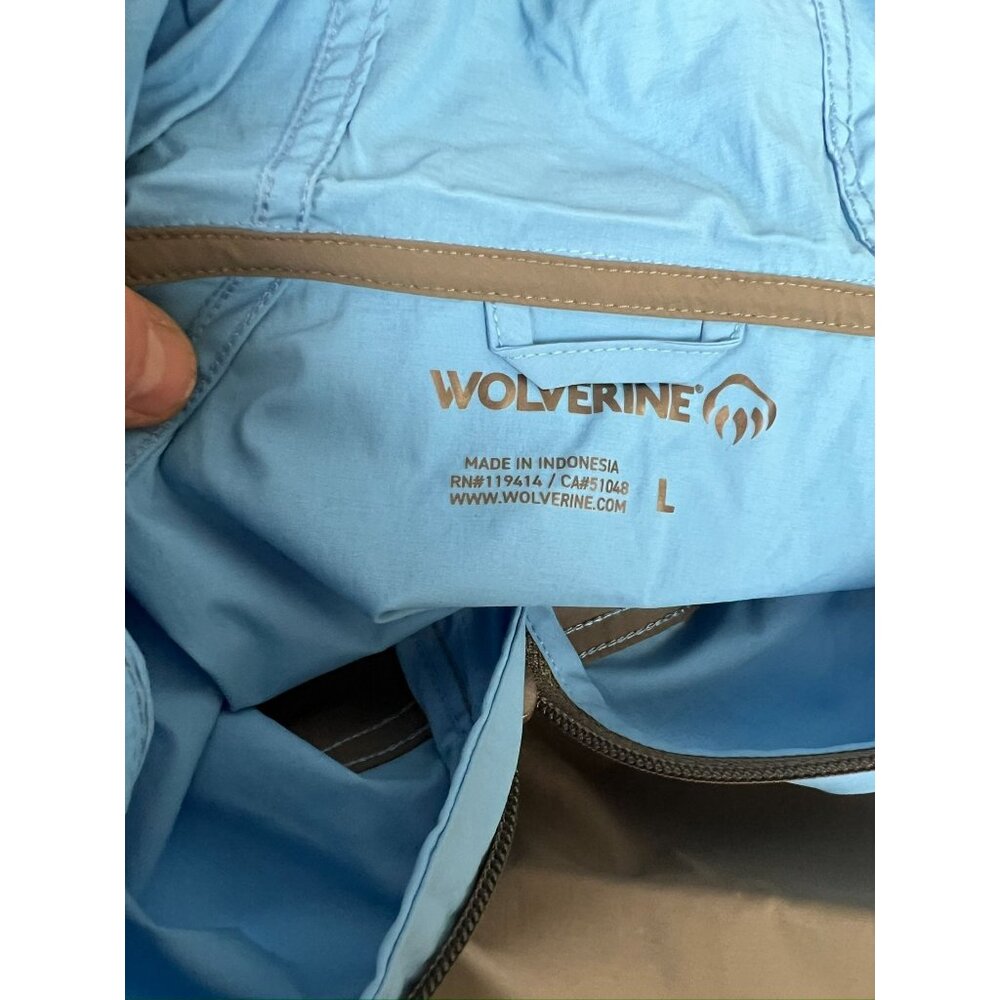 Wolverine Guide Eco Shell Blue Sky Size Large New - Picture 8 of 11